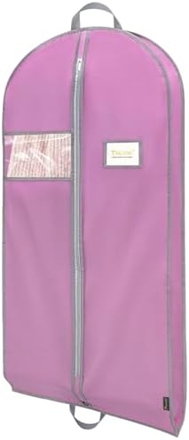 BALEINE 1PK Garment Bags for Hanging Clothes, 43" Suit Bag for Travel — Pink