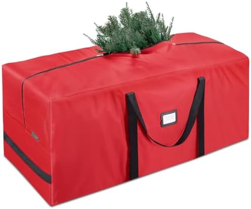 BALEINE 7.5 ft Christmas Tree Storage Bag, Extra Large Storage Container — Red